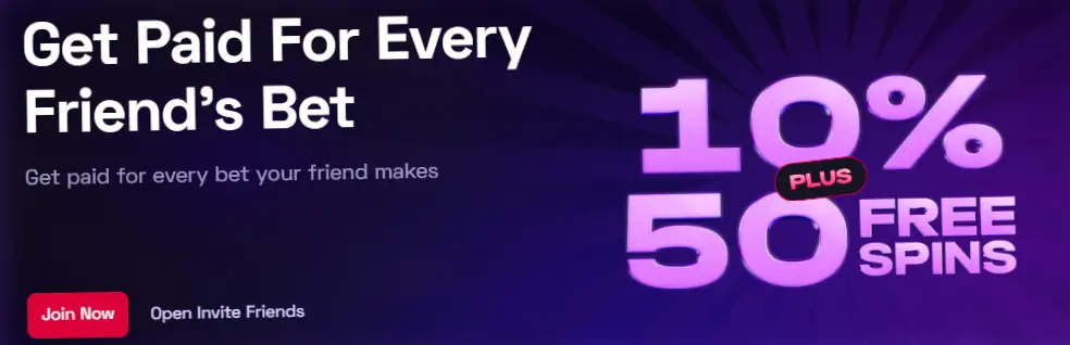 Az Ybets ajánlói program ingyenes pörgetésekkel és cashback-kel jutalmazza a meghívott barátokat.